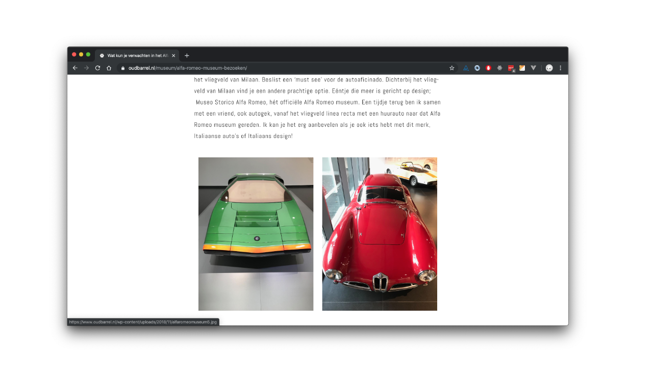oudbarrel website screenshot